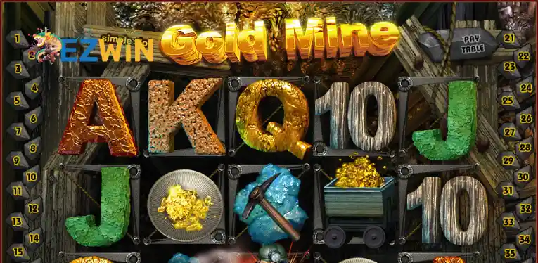 Mine Gold slot game information