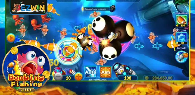 How to play the Bombing Fishing game most standard